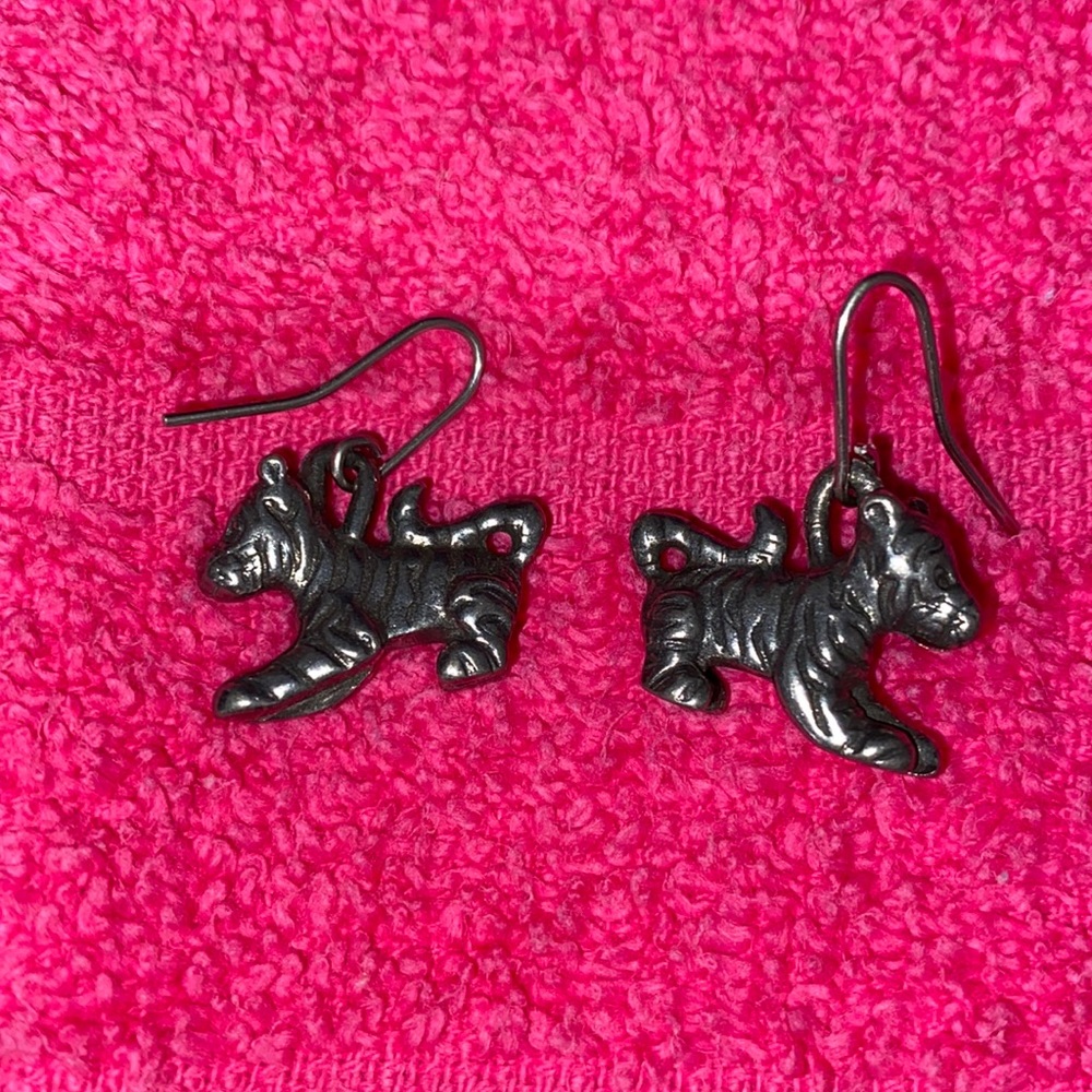 Danforth Pewter Bouncin’ Tigger Earrings